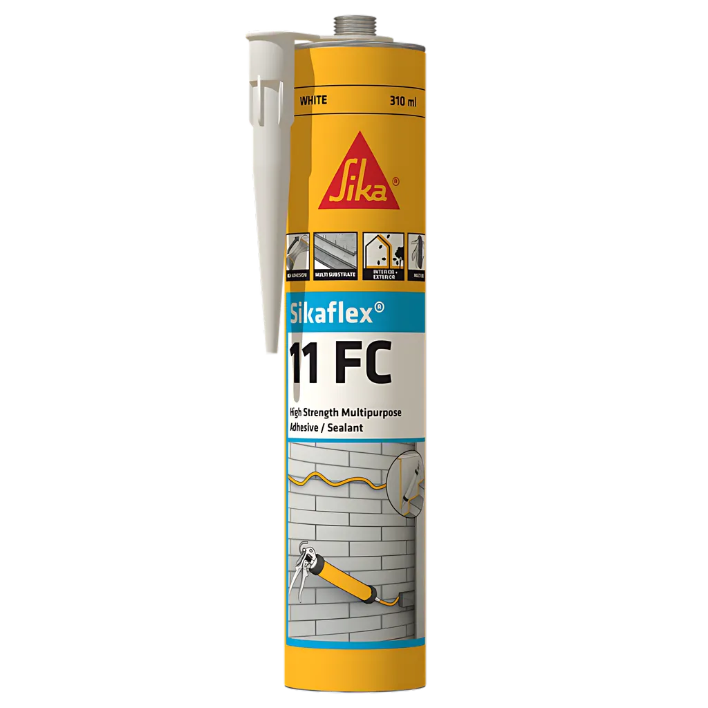 Sikaflex 11 Fc - Fast Curing, All Purpose Polyurethane Adhesive - White