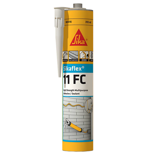 Sikaflex 11 Fc - Fast Curing, All Purpose Polyurethane Adhesive - White