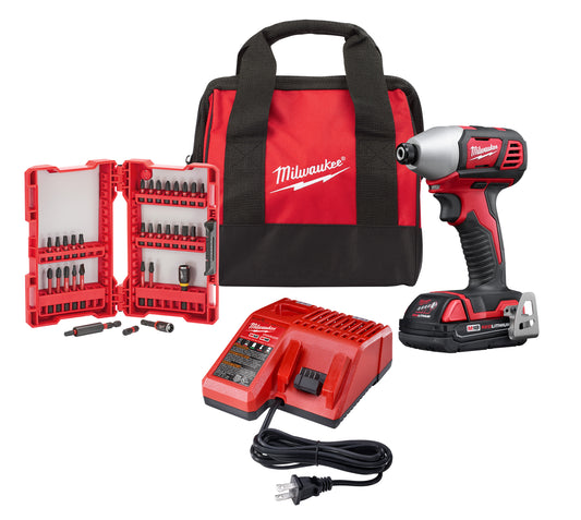 M18™ 1/4 in. Hex Impact Driver w/ 32-Piece Impact Kit