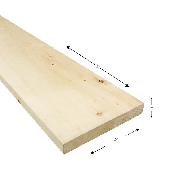 LUM210S2 2IN X 10IN X 16FT SPRUCE #2 LUMBER