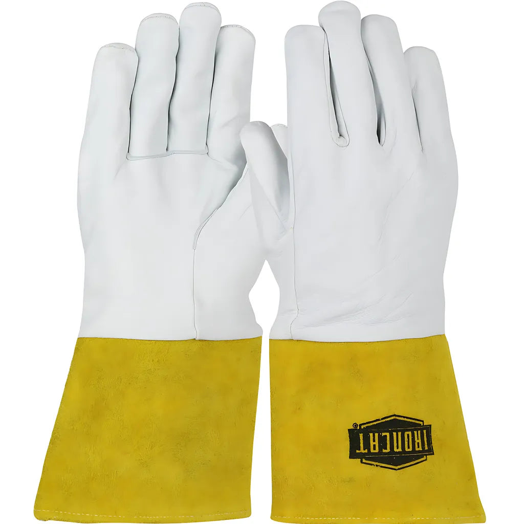 West Chester 6141/L Premium Top Grain Kidskin Leather Tig Welder'S Glove With Dupont Kevlar Stitching - Split Leather Gauntlet Cuff 6141L-20707
