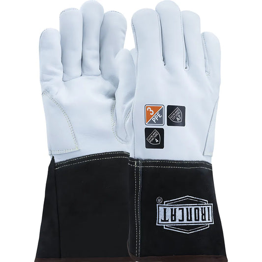 West Chester 6147/2Xl Ar Premium Kidskin Leather Tig Welder'S Glove With Aramid Lining And Dupont Kevlar Stitching - Gauntlet Cuff 61472XL-20727