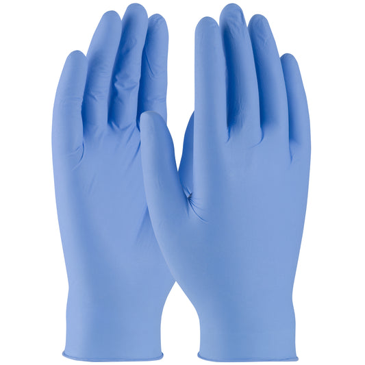 Ambi-dex 63-230PF/S Disposable Nitrile Glove, Powder Free with Textured Grip - 3 mil