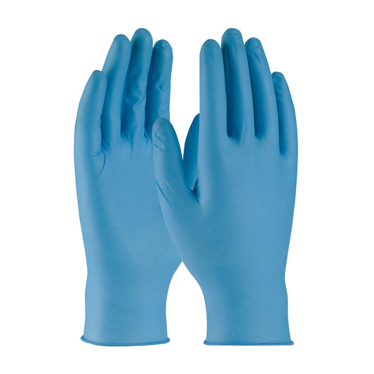 Ambi-dex 63-338PF/M Disposable Nitrile Glove, Powder Free with Textured Grip - 8 mil