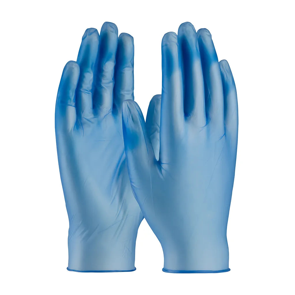 Ambi-Dex 64-V77B/L Industrial Grade Disposable Vinyl Glove, Powdered - 5 Mil- Discontinued- Limited Quantities Available 64-V77BL-20888