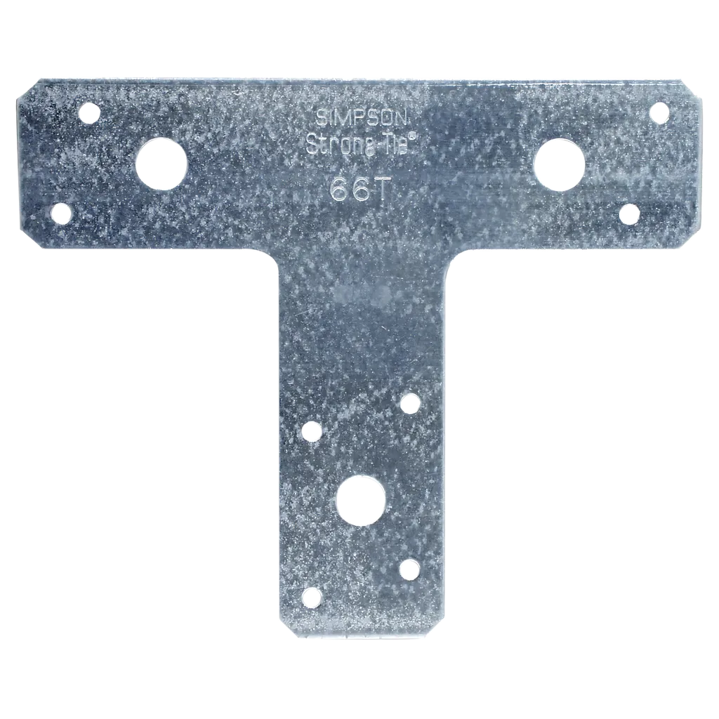 6 In. X 5 In. 14-Gauge Galvanized T Strap-66T-SP1797-1995