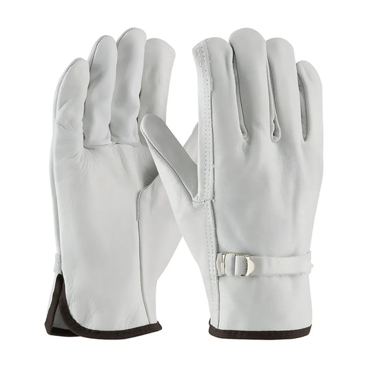 Pip 68-153/S Regular Grade Top Grain Cowhide Leather Drivers Glove With Pull Strap Closure - Straight Thumb 68-153S-20996