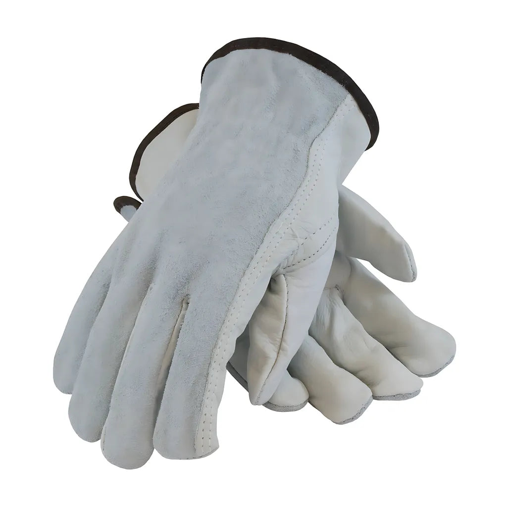 Pip 68-160Sb/Xl Industry Grade Top Grain Leather Drivers Glove With Split Cowhide Back - Keystone Thumb 68-160SBXL-21015