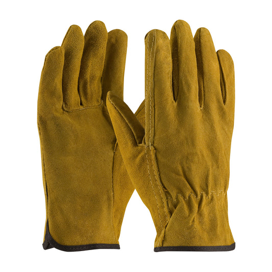 PIP 69-138/M Regular Grade Split Cowhide Leather Drivers Glove - Straight Thumb