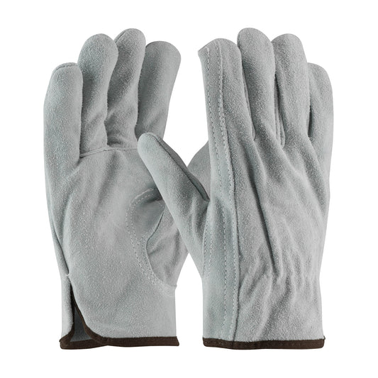 PIP 69-189/S Premium Grade Split Cowhide Leather Drivers Glove - Keystone Thumb