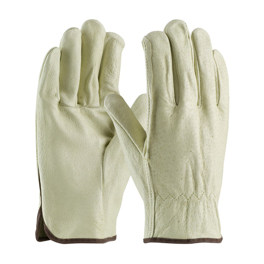 PIP 70-318/S Premium Grade Top Grain Pigskin Leather Drivers Glove - Straight Thumb