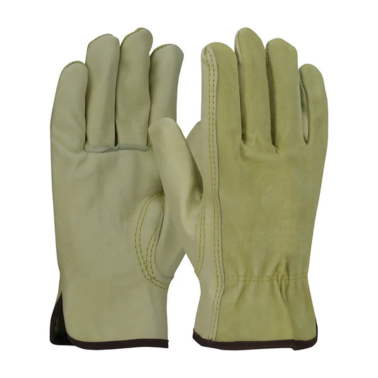 Pip 70-360Sb/S Industry Grade Top Grain Pigskin Leather Drivers Glove With Split Pigskin Back - Keystone Thumb 70-360SBS-21173