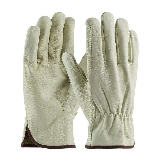 PIP 70-361/L Economy Grade Top Grain Pigskin Leather Drivers Glove - Keystone Thumb