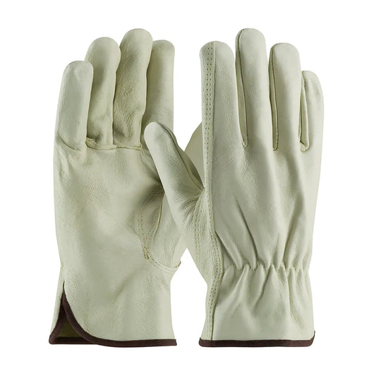 Pip 70-361/L Economy Grade Top Grain Pigskin Leather Drivers Glove - Keystone Thumb 70-361L-21181