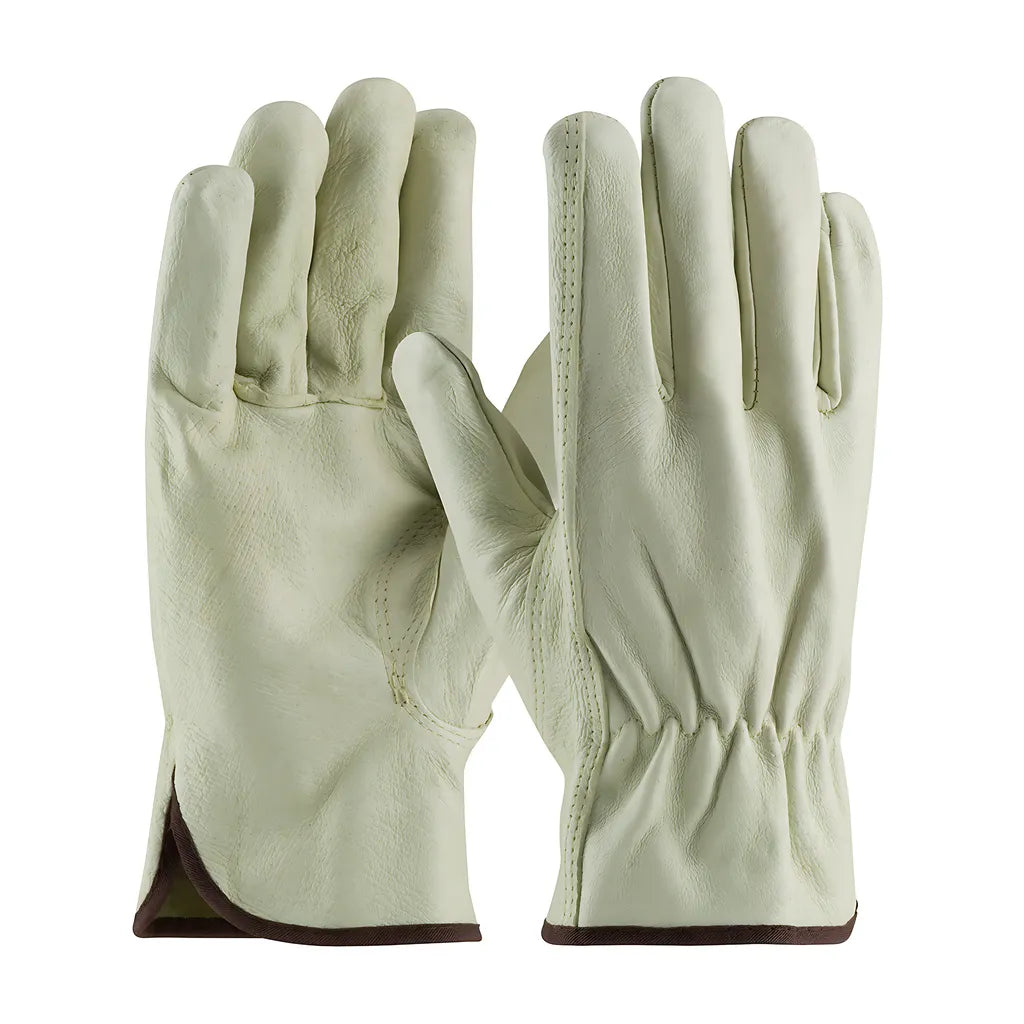 Pip 70-361/M Economy Grade Top Grain Pigskin Leather Drivers Glove - Keystone Thumb 70-361M-21179