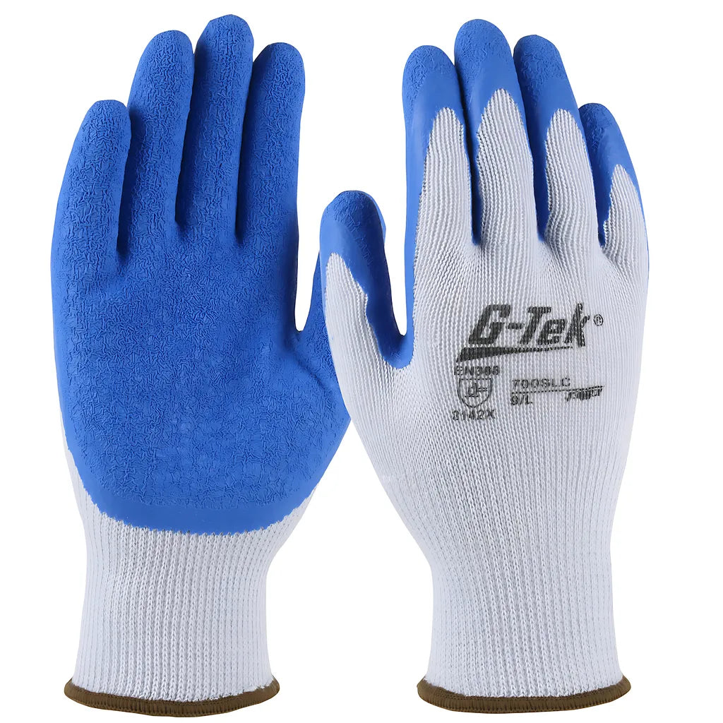 G-Tek 700Slc/3Xl Economy Weight Seamless Knit Polyester Glove With Latex Coated Crinkle Grip On Palm & Fingers 700SLC3XL-21123