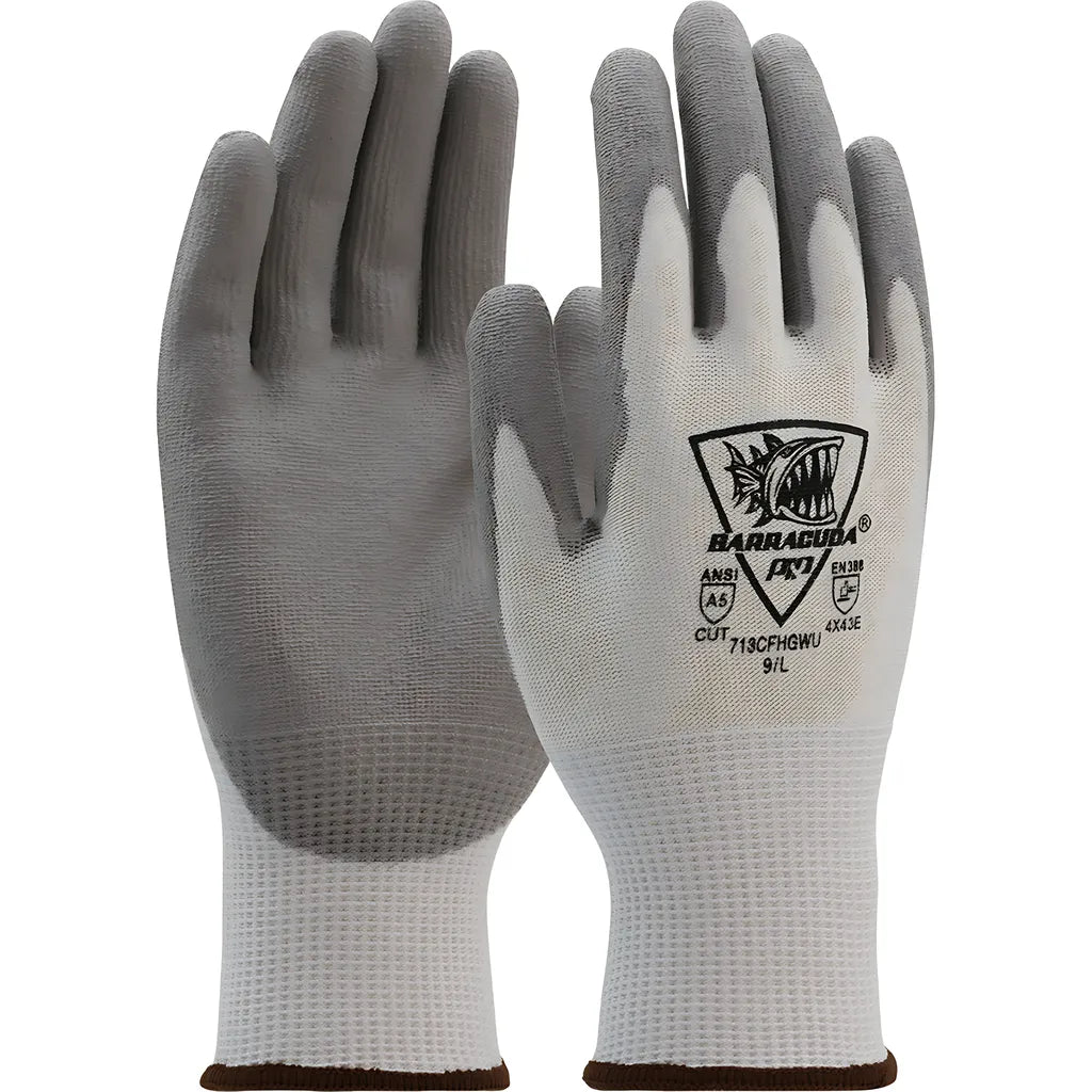 West Chester 713Cfhgwu/2Xl Seamless Knit Polykor Blended Glove With Polyurethane Coated Flat Grip On Palm & Fingers 713CFHGWU2XL-21368