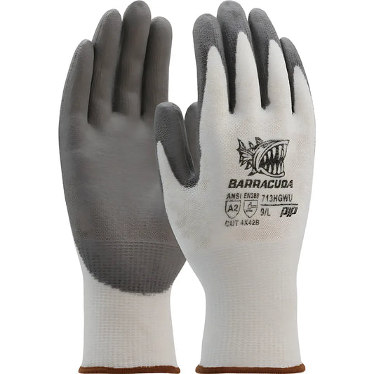 West Chester 713Hgwu/M Seamless Knit Polykor Blended Glove With Polyurethane Coated Flat Grip On Palm & Fingers 713HGWUM-21394