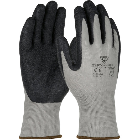 West Chester 713SLC/XL Seamless Knit Nylon Glove with Latex Coated Crinkle Grip on Palm & Fingers