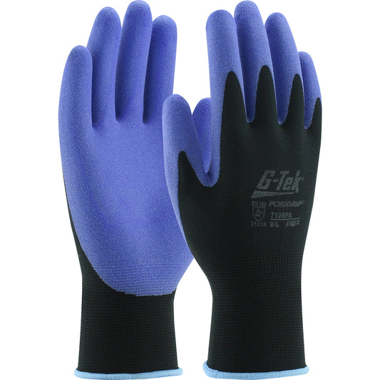 West Chester 713SPA/XS Seamless Knit Nylon Glove with Air-Infused PVC Coating on Palm & Fingers