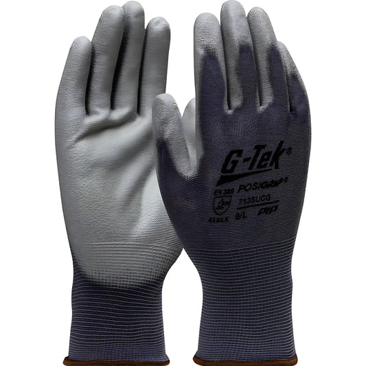 West Chester 713Sucg/M Seamless Knit Nylon Glove With Polyurethane Coated Flat Grip On Palm & Fingers 713SUCGM-21458