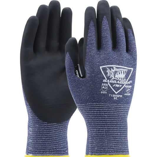 West Chester 715Hnfr/L Seamless Knit Polykor Blended Glove With Nitrile Coated Foam Grip On Palm & Fingers 715HNFRL-21479