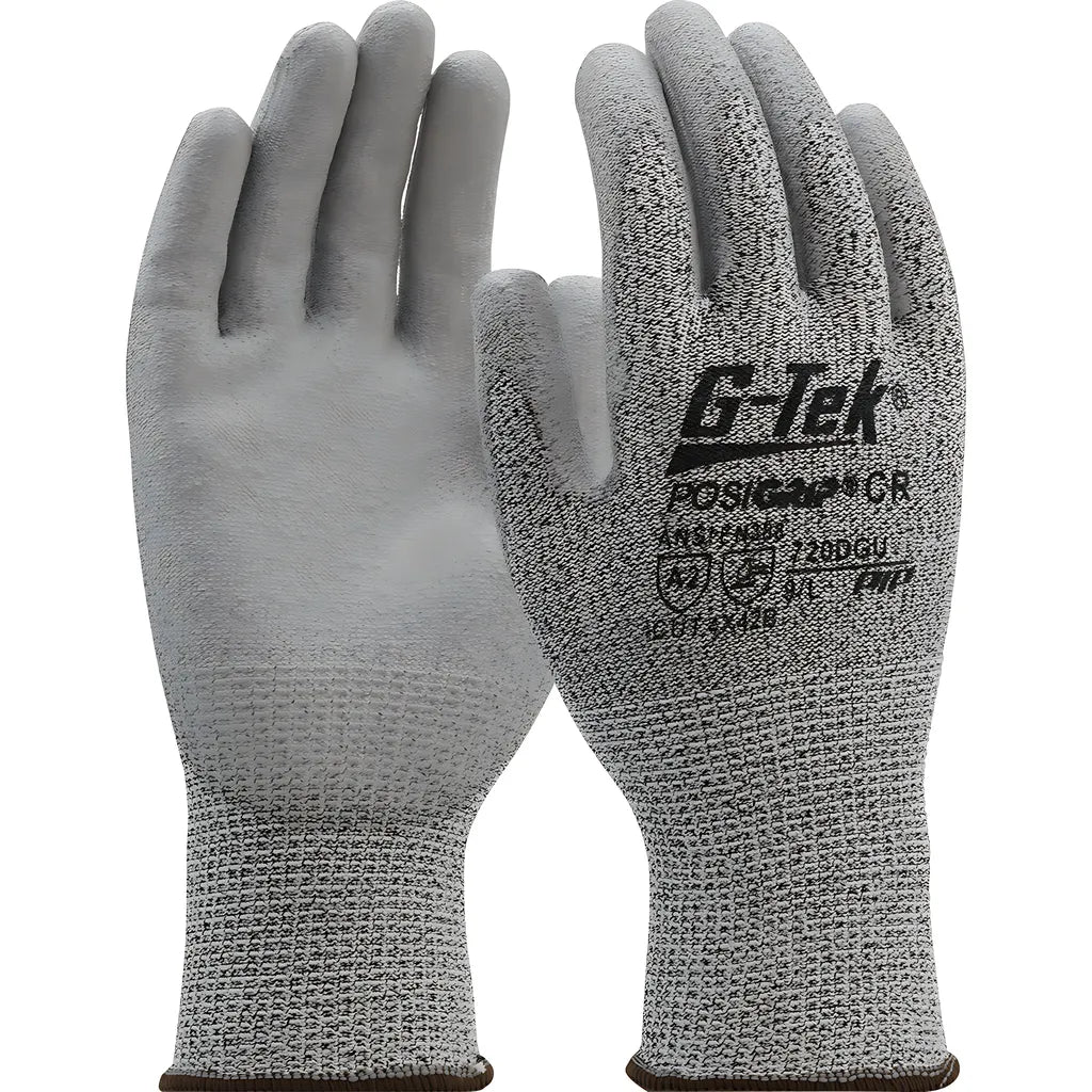 G-Tek 720Dgu/3Xl Lightweight, Polykor Blend With Polyurethane Palm And Finger Flat Grip Coating 720DGU3XL-21572