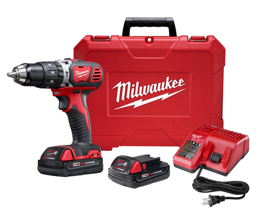 M18™ Compact 1/2 in. Hammer Drill/Driver Kit w/ Compact Batteries-Reconditioned