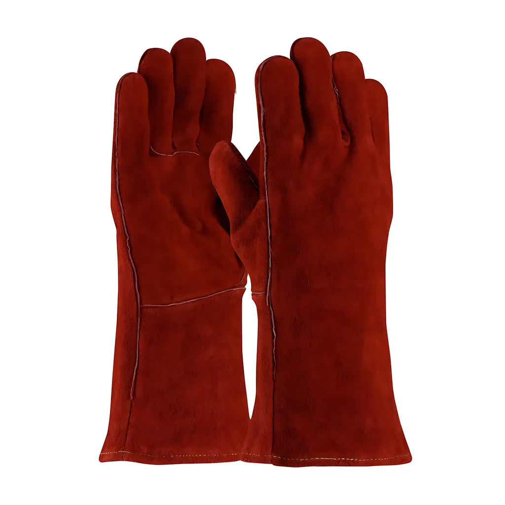 Pip 73-7015A Economy Grade Split Cowhide Leather Welder'S Glove With Cotton Lining 73-7015A-21632