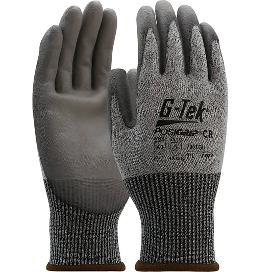 G-Tek 730Tgu/Xl Seamless Knit Polykor Blended Glove With Polyurethane Coated Flat Grip On Palm & Fingers 730TGUXL-21619