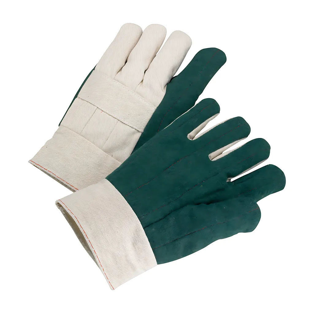 West Chester 7924Gr Regular Weight Hot Mill Glove With Band Top Cuff And Cotton/Polyester Shell 7924GR-21714