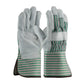 Pip 83-6663/Xl Regular Grade Split Cowhide Leather Palm Glove With Fabric Back - Rubberized Gauntlet Cuff 83-6663XL-21843