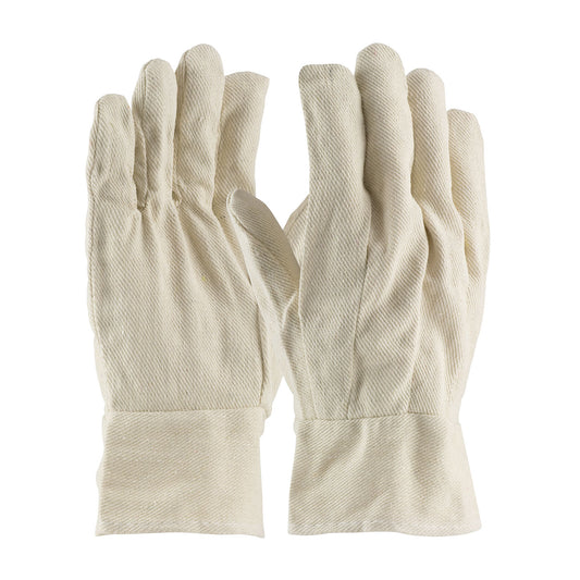 PIP 90-908BT Premium Grade Cotton Canvas Single Palm Glove - Band Top