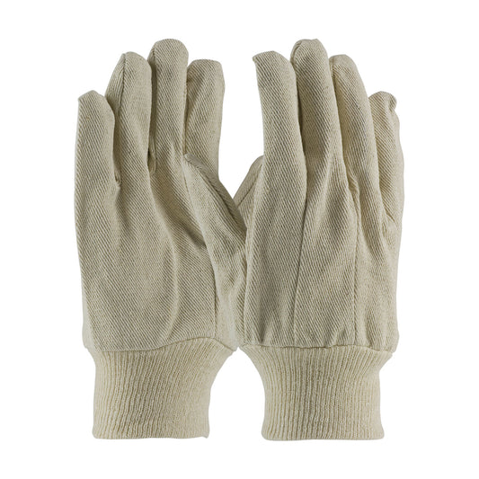 PIP 90-910I Economy Grade Cotton/Polyester Canvas Single Palm Glove - Knit Wrist