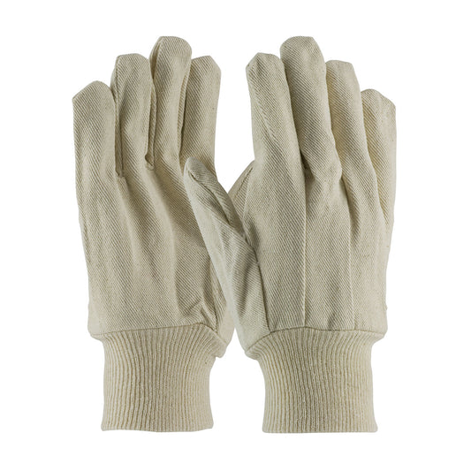 PIP 90-912I Economy Grade Cotton/Polyester Canvas Single Palm Glove - Knit Wrist