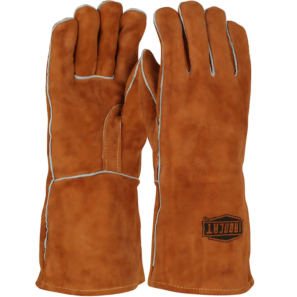 West Chester 9020/L Premium Grade Split Cowhide Leather Welder'S Glove With Cotton Lining And Dupont Kevlar Stitching 9020L-22077