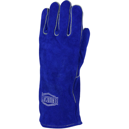 West Chester 9041/LHO Ironcat Shoulder Split Cowhide Leather Welder's Glove with Cotton Foam Liner  and DuPont Kevlar Stitching - Left Hand Only