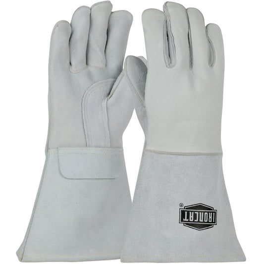 West Chester 9061/M Premium Grade Top Grain Elkskin Leather Welder's Glove with Cotton/Foam Lining and Gauntlet Cuff