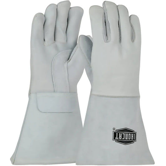 West Chester 9061/L Premium Grade Top Grain Elkskin Leather Welder'S Glove With Cotton/Foam Lining And Gauntlet Cuff 9061L-22095