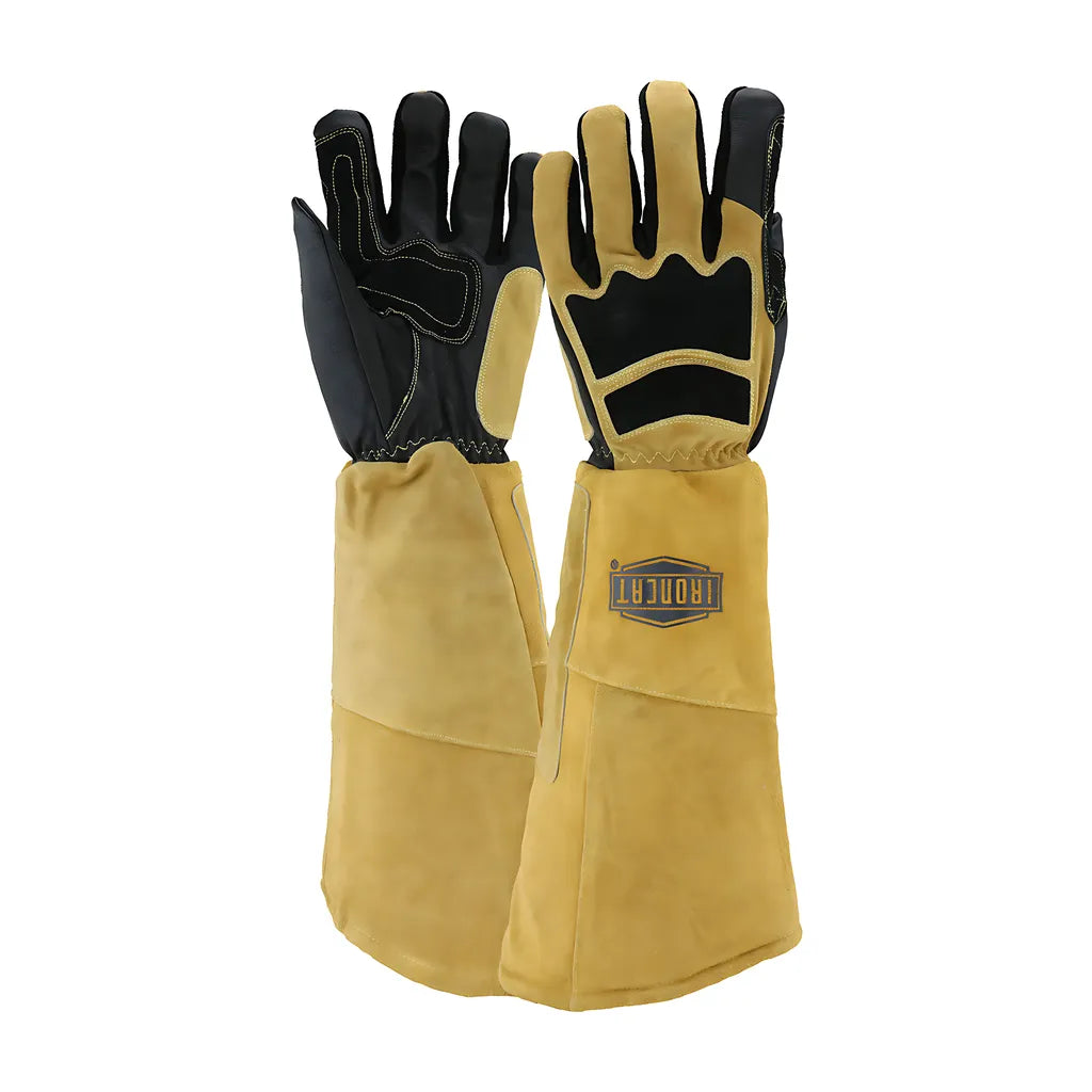 West Chester 9070/2Xl Premium Grade Top Grain Goatskin Welder'S Glove With Cotton/Foam Lining And Climax Aerogel Insulation - 20" Length 90702XL-22114