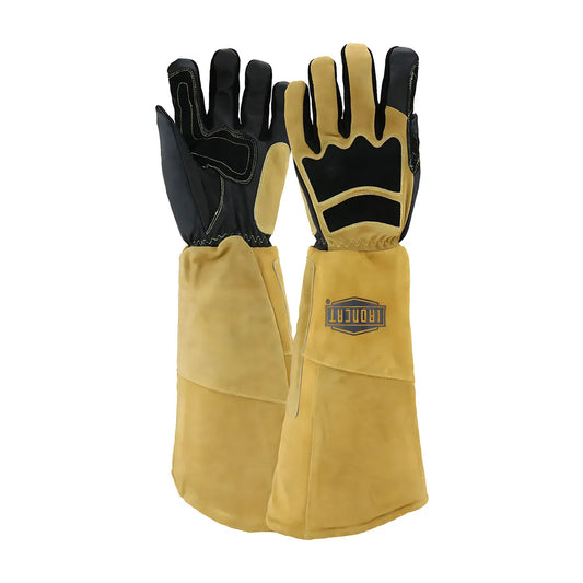 West Chester 9070/2Xl Premium Grade Top Grain Goatskin Welder'S Glove With Cotton/Foam Lining And Climax Aerogel Insulation - 20" Length 90702XL-22114