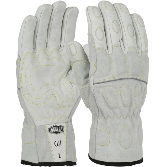 West Chester 9076/S Top Grain Buffalo Welding Utility Glove with DuPont Kevlar Cut Liner and Foam Padded Impact Protection