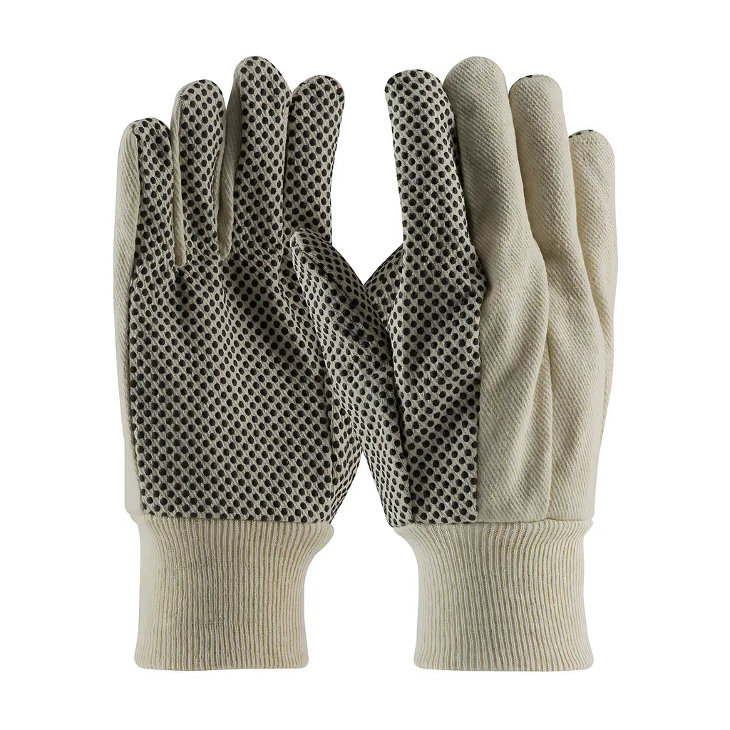 Pip 91-910Pdi Economy Grade Cotton Canvas Glove With Pvc Dotted Grip On Palm, Thumb And Index Finger - 10 Oz. 91-910PDI-22713