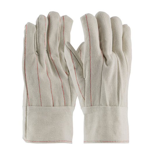 PIP 92-918BT Cotton Canvas Double Palm Glove with Nap-In Finish - Band Top