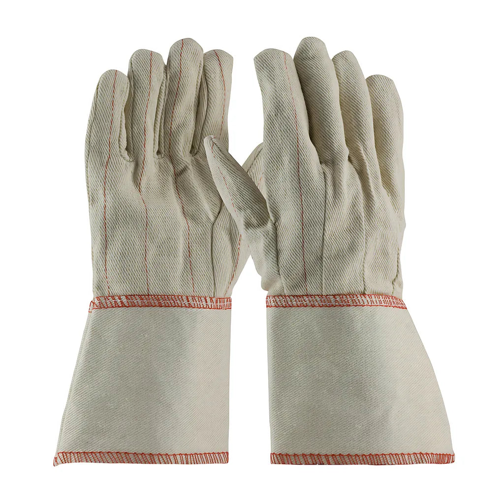 Pip 92-918G Cotton Canvas Double Palm Glove With Nap-In Finish - Gauntlet Cuff 92-918G-22721