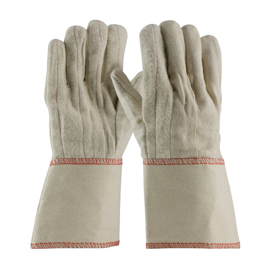 West Chester 7900G Standard Weight Cotton/Poly Hot Mill Glove with Gauntlet Cuff  - 24 oz.
