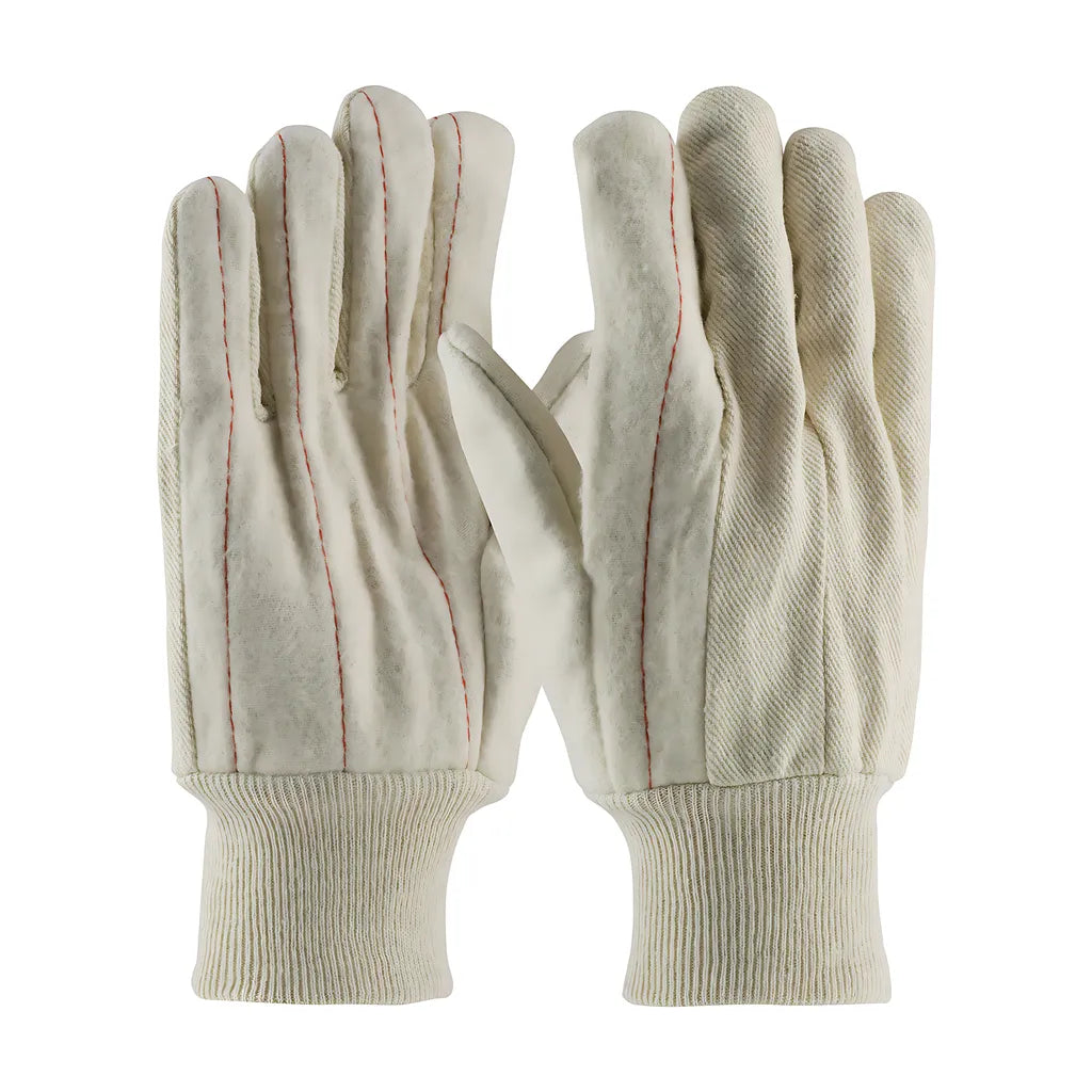 Pip 92-918O Cotton Canvas Double Palm Glove With Nap-Out Finish - Knit Wrist 92-918O-22722