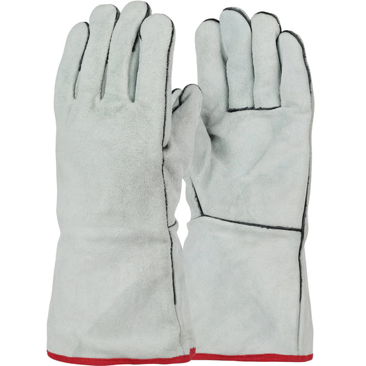 West Chester 930LHO Economy Grade Split Cowhide Leather Welder's Glove with Cotton Lining - Left Hand Only