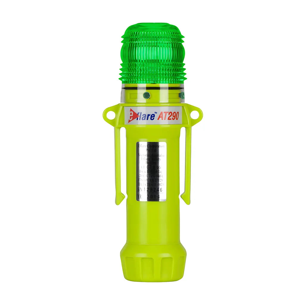 E-Flare 939-At290-G 8" Safety & Emergency Beacon - Flashing / Steady-On Green 939-AT290-G-22737