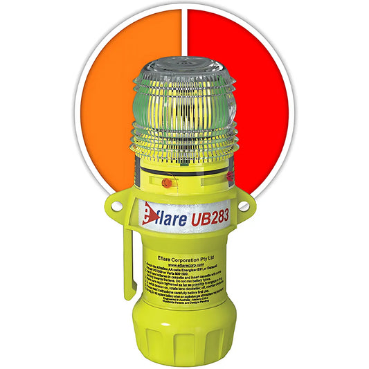 E-Flare 939-Ub283-A/R 6" Safety & Emergency Beacon - Alternating Amber/Red 939-UB283-AR-22765